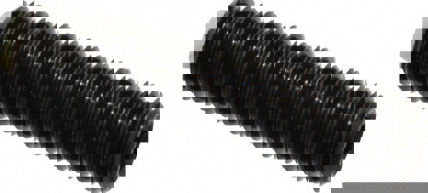 Set Screw: M10 x 1.50 x 40 mm, Soft Tip Point, Steel, Grade 5.8